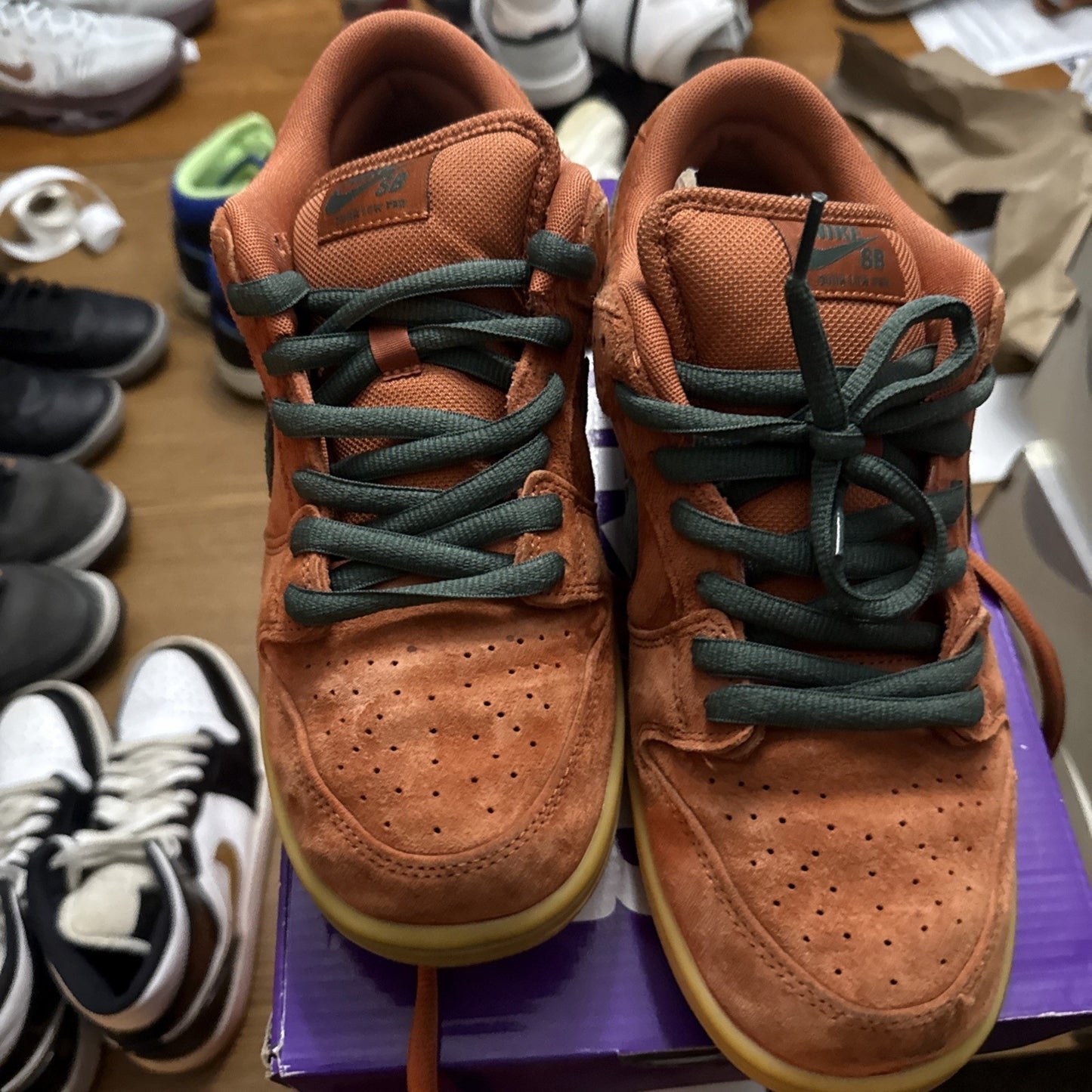 Size 10 Mens Nike SB Dunk Low 'Burnt Sunrise'