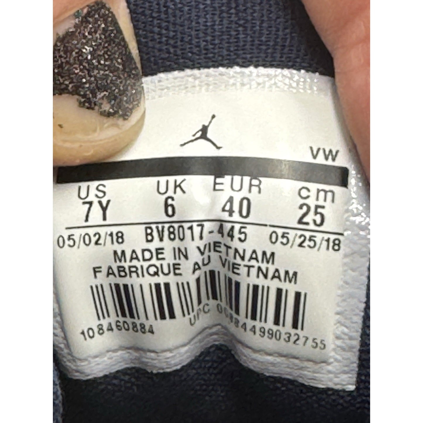 Nike Air Jordan XII 12 International Flight White Navy BV8017-445 7y