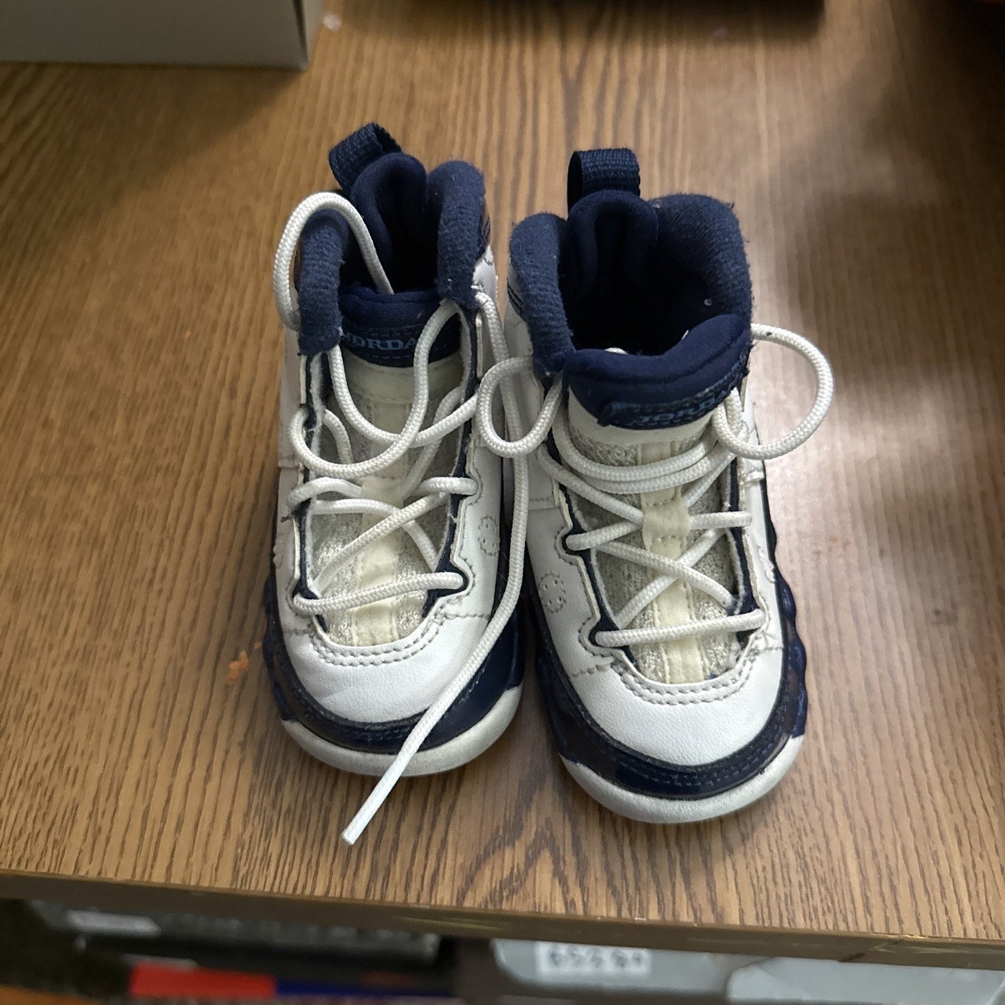 Size 4c Jordan 9 Retro Pearl Blue 401812-145