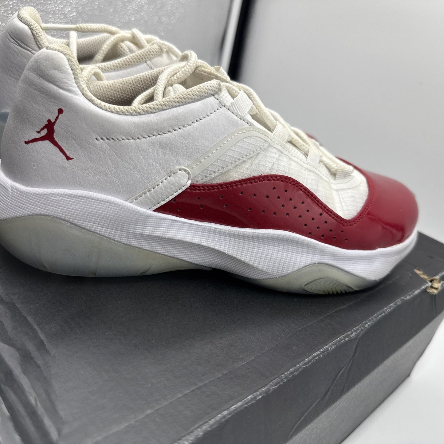 Size 9 - Air Jordan 11 CMFT Low White Gym Red