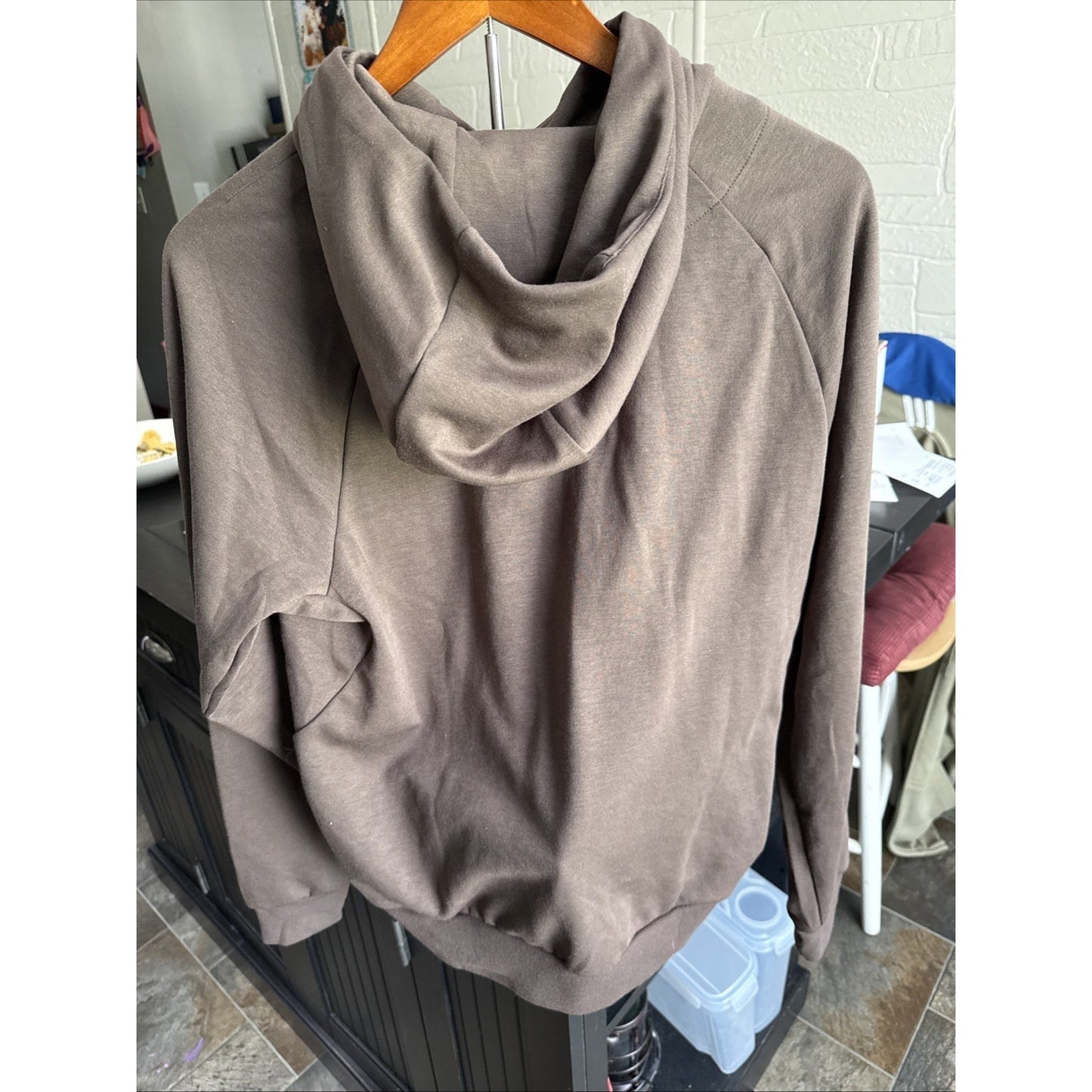 small brown nike hoodie