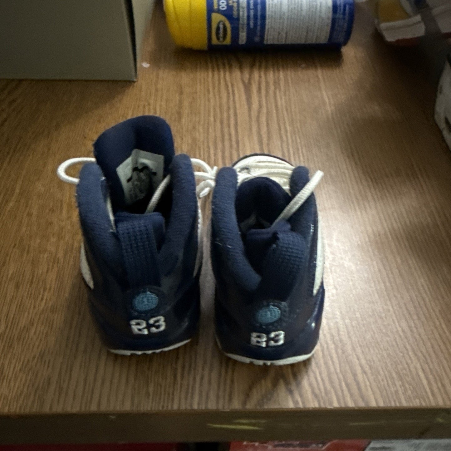 Size 4c Jordan 9 Retro Pearl Blue 401812-145