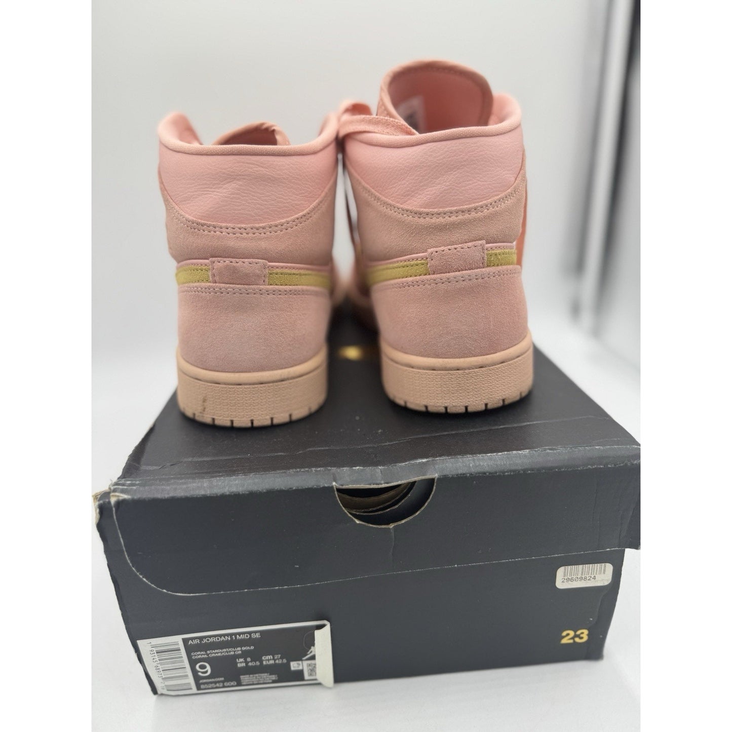 Size 9 - Air Jordan 1 Mid Coral Gold