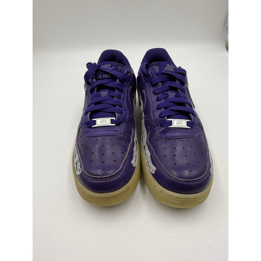 Size 5 - Nike Air Force 1 Low Purple Skeleton
