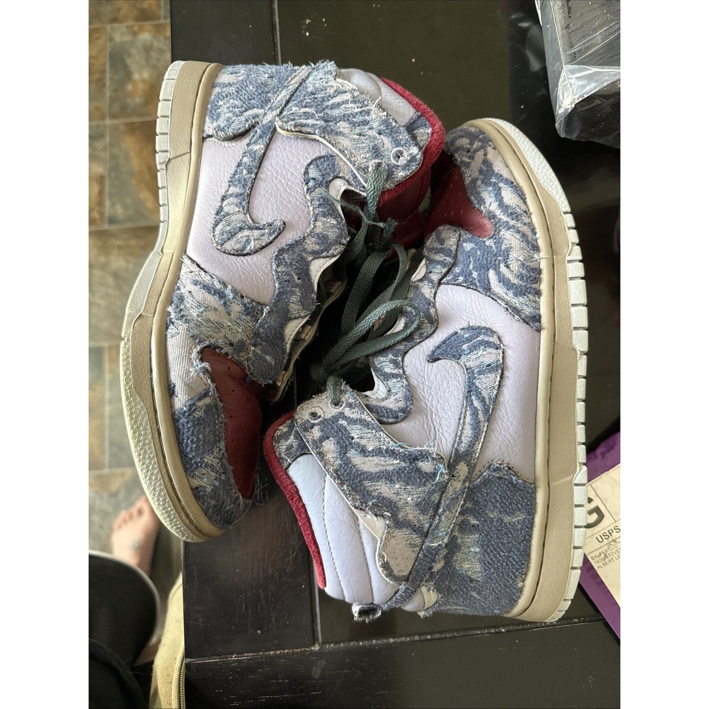 Size 10 Nike Dunk High FZ4653-900 Nike ID 1 Of 1