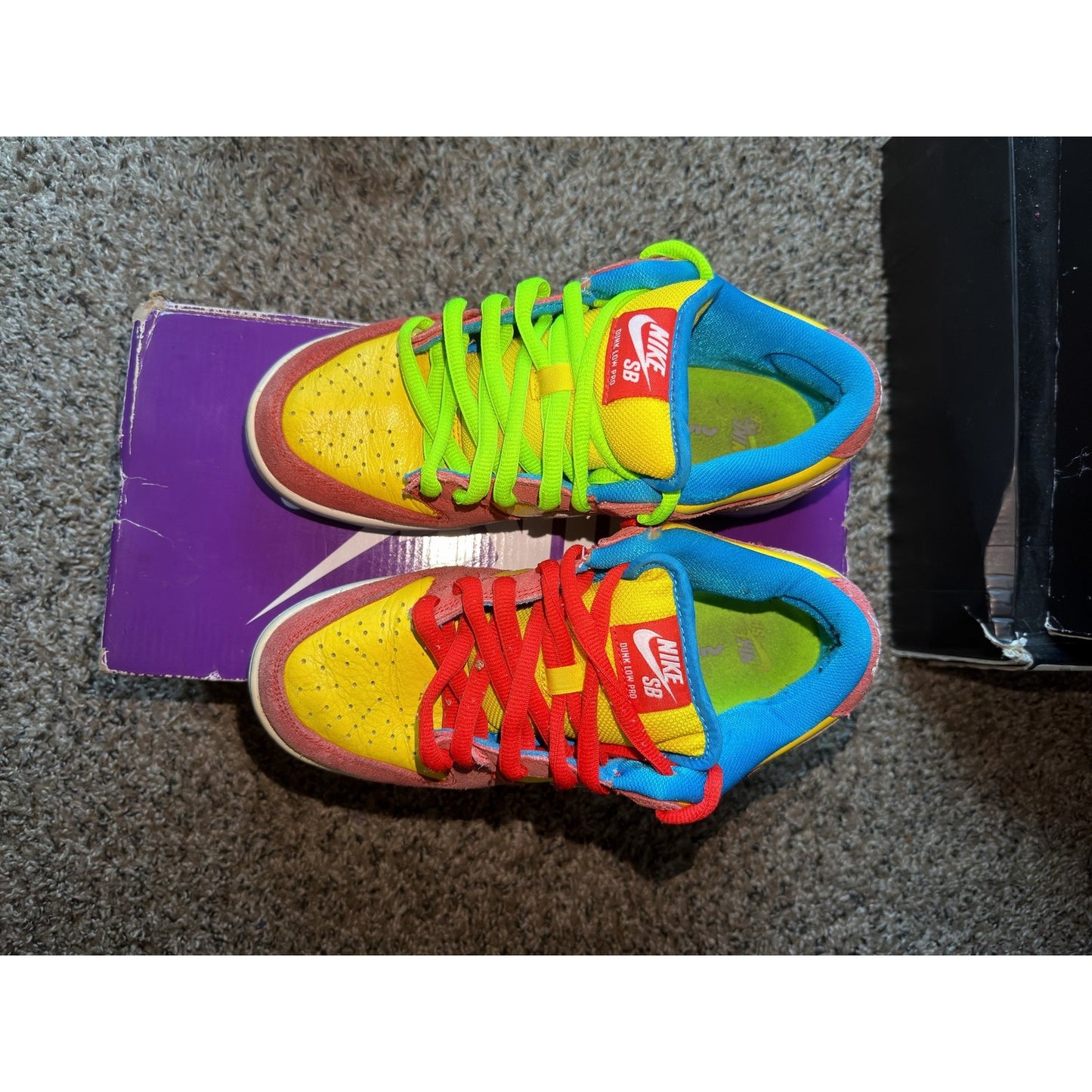 Size 7.5 - Nike SB Dunk Low Pro Bart Simpson - Pre-Owned