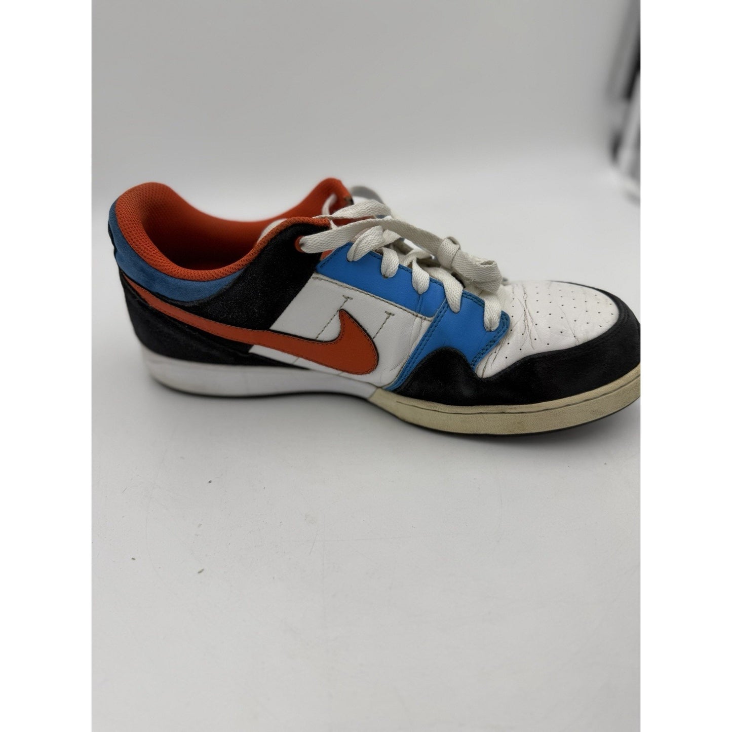 Nike Shoes Zoom Mogan 2 SB 6.0 Orange Black Blue 386390-104 Men's Size 11.5