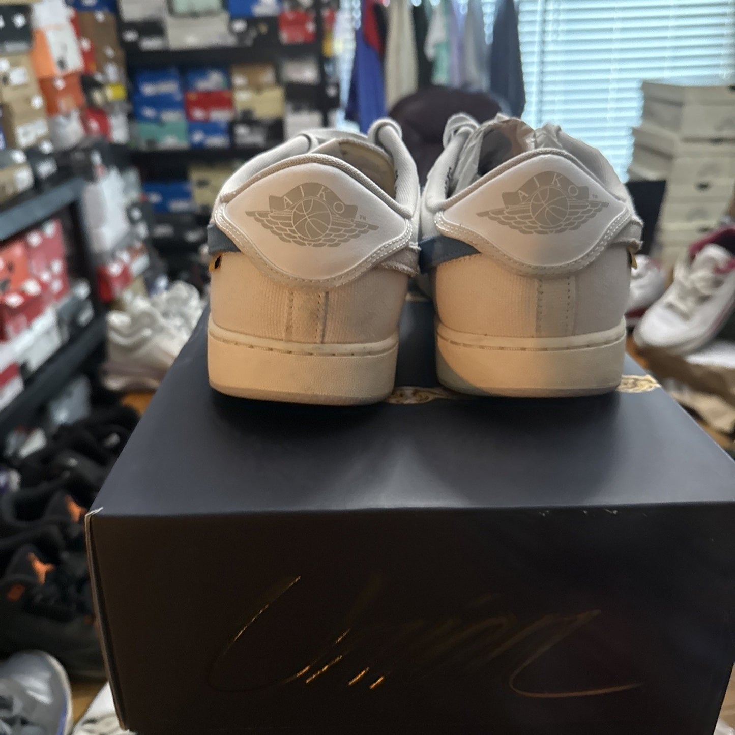 Size 13 - Jordan 1 KO x Union LA Low White Neutral Grey