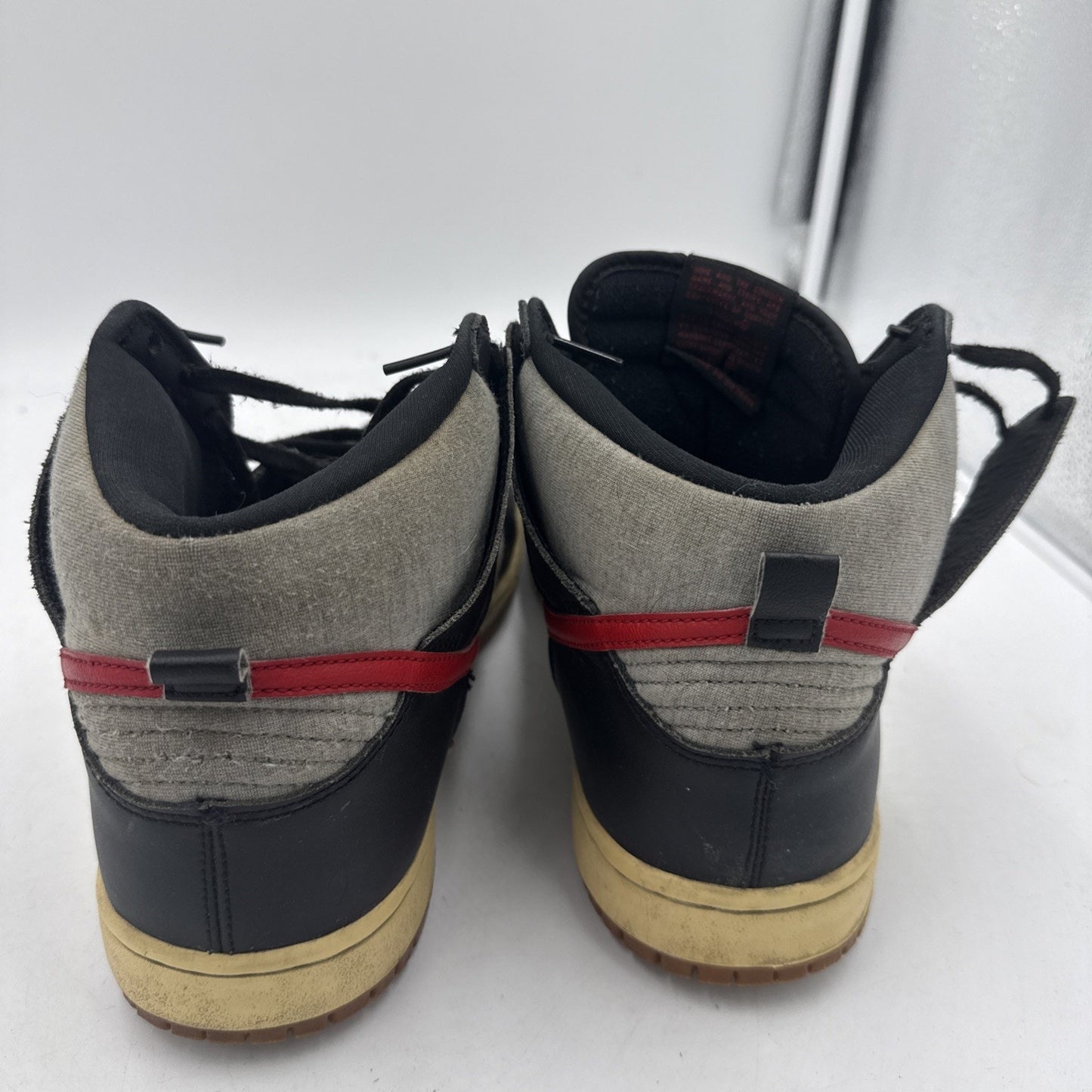 Size 11 - Nike Dunk Pro Sb High University Red Medium Gray