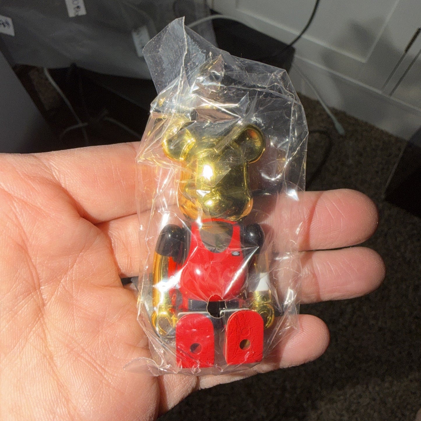 Medicom Toy BE@RBRICK Michael Jordan 1985 AIR JORDAN 100% GOLD