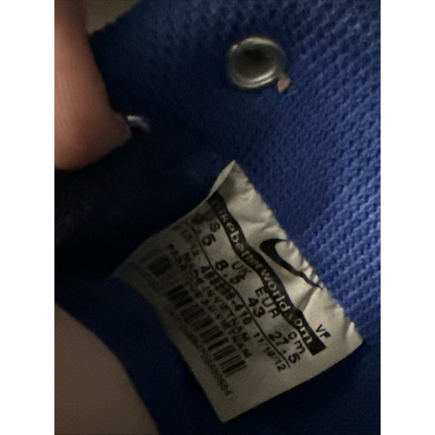 Size 9.5 - Nike Air Force 1 Blue