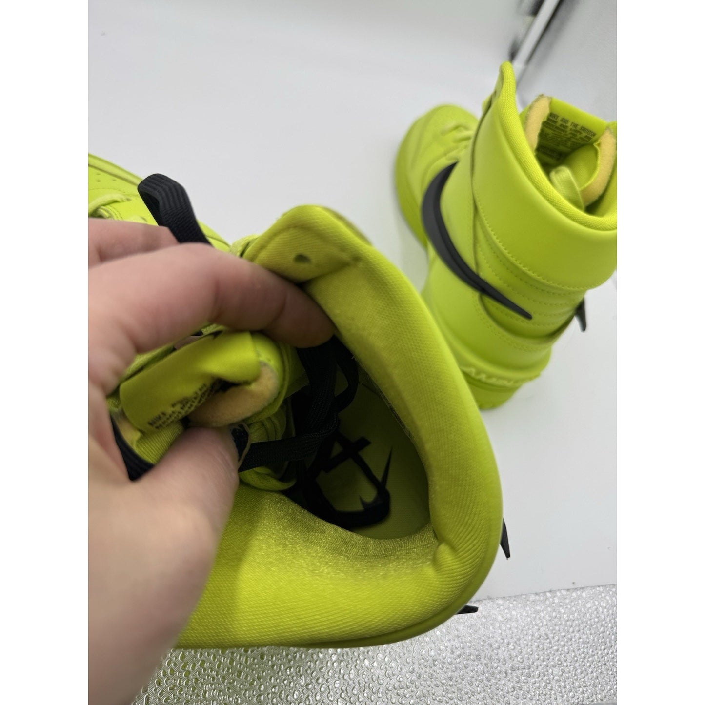 Size 11 - Nike AMBUSH x Dunk High Flash Lime