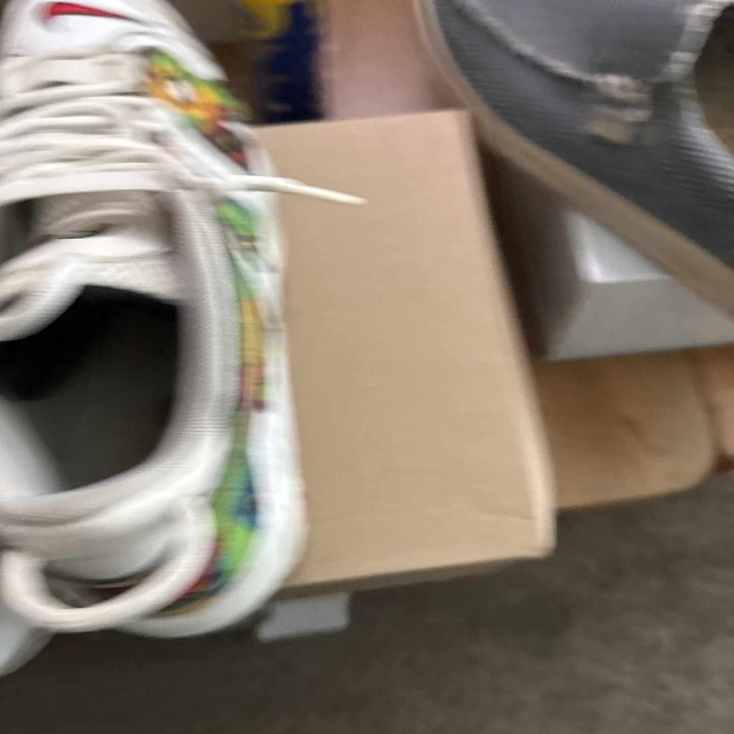 Size 10 - Nike Air More Uptempo Peace, Love, Basketball