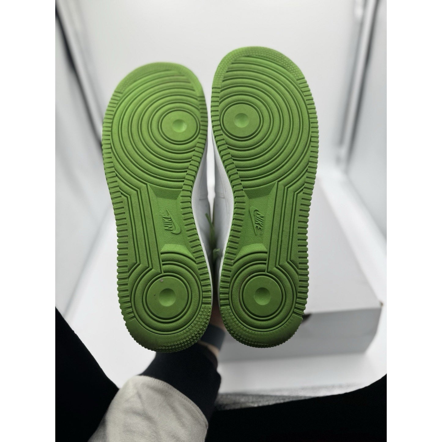 Size 11.5 - Nike Air Force 1 '07 White Chlorophyll