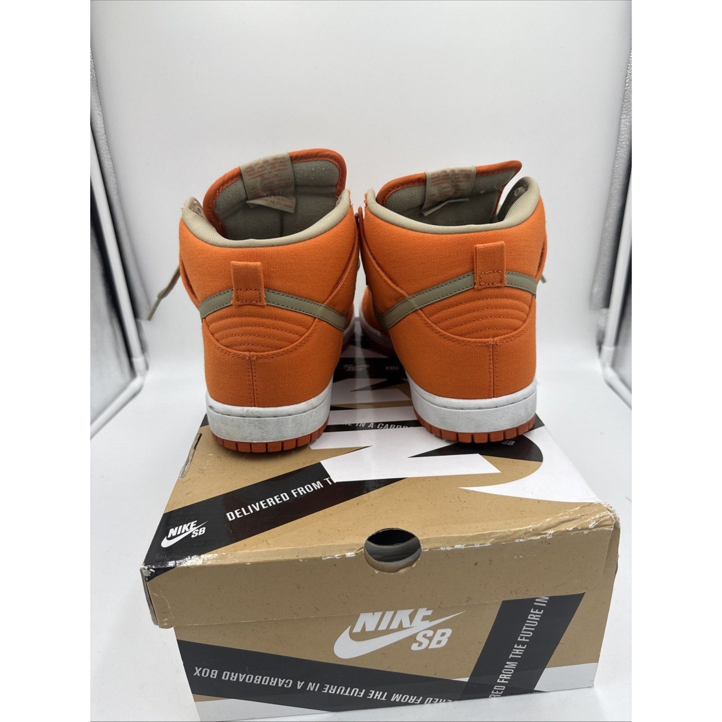 Size 10 - Nike Dunk Pro Sb High Orange