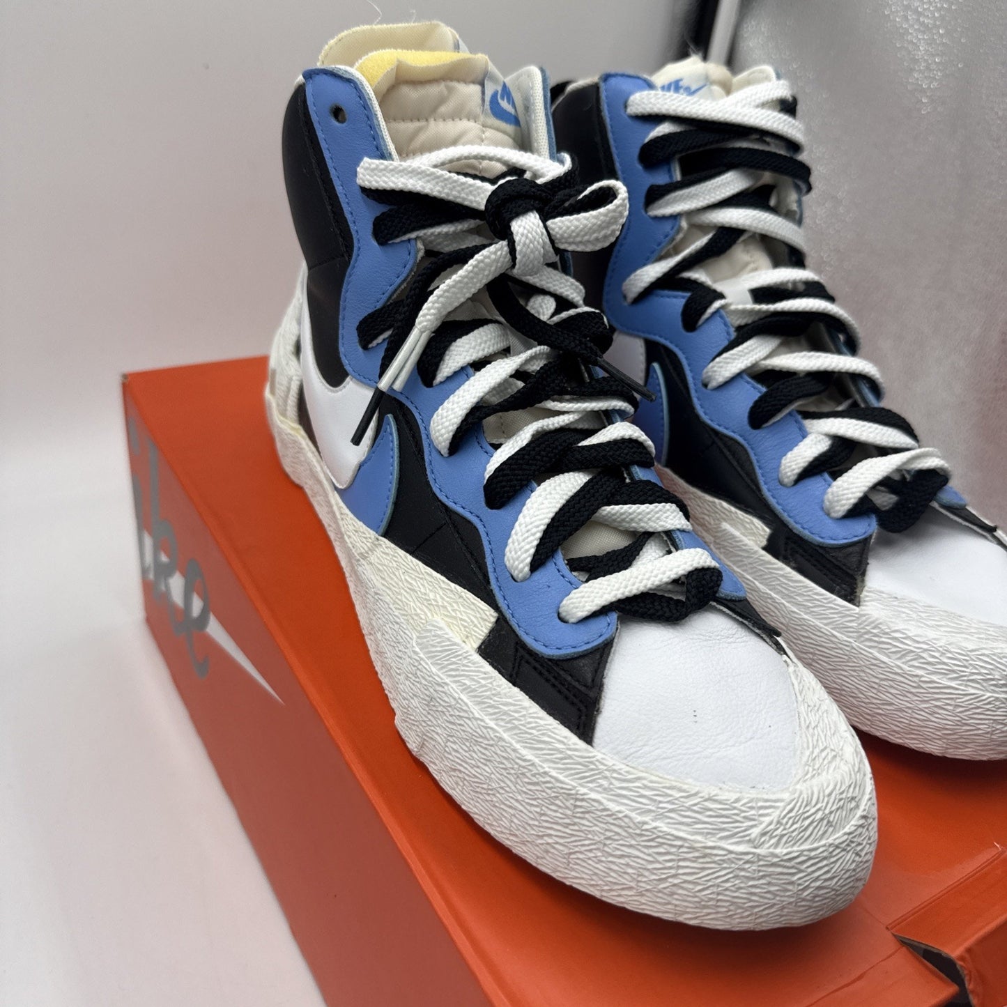 Size 10.5 - Nike sacai x Blazer Mid Black Blue