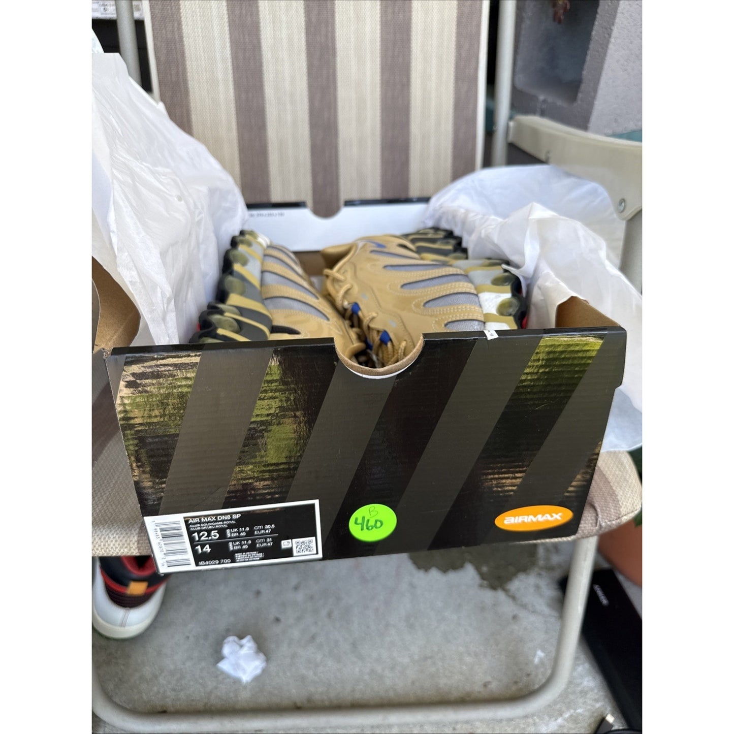 Size 12.5 - Patta x Nike Air Max DN8 Club Gold