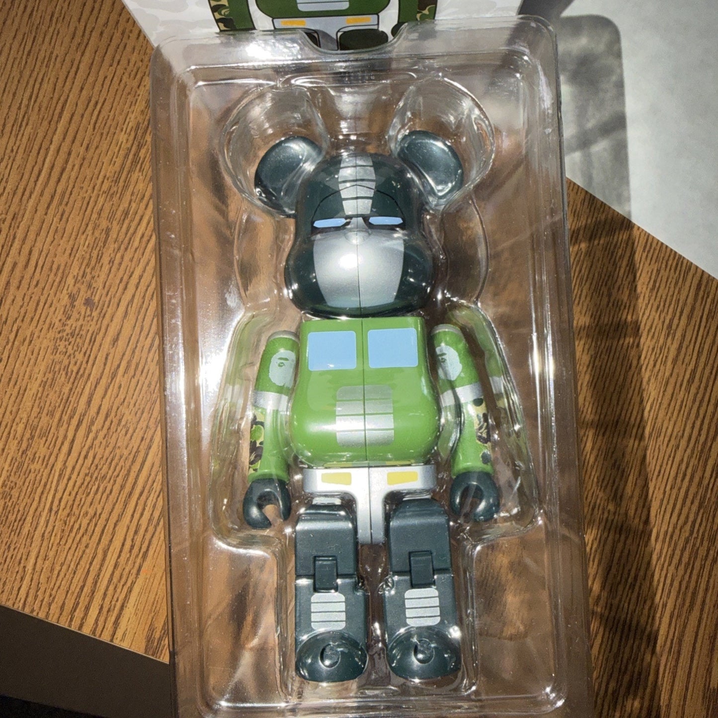 Optimus Prime BE@RBRICK 200% BAPE x TRANSFORMERS x MEDICOM TOY A BATHING APE