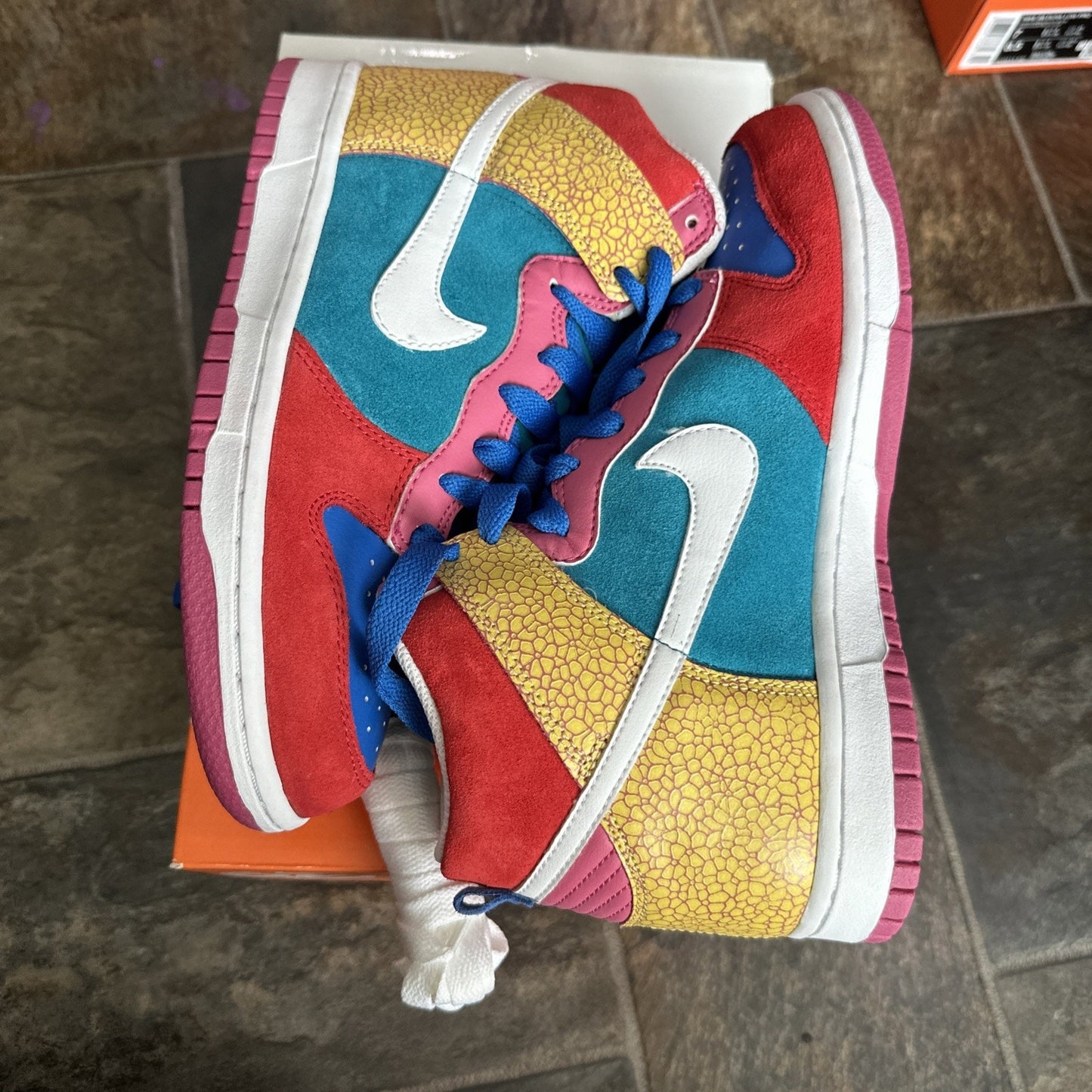 Size 8 - Nike Dunk 6.0 High Hot Red W