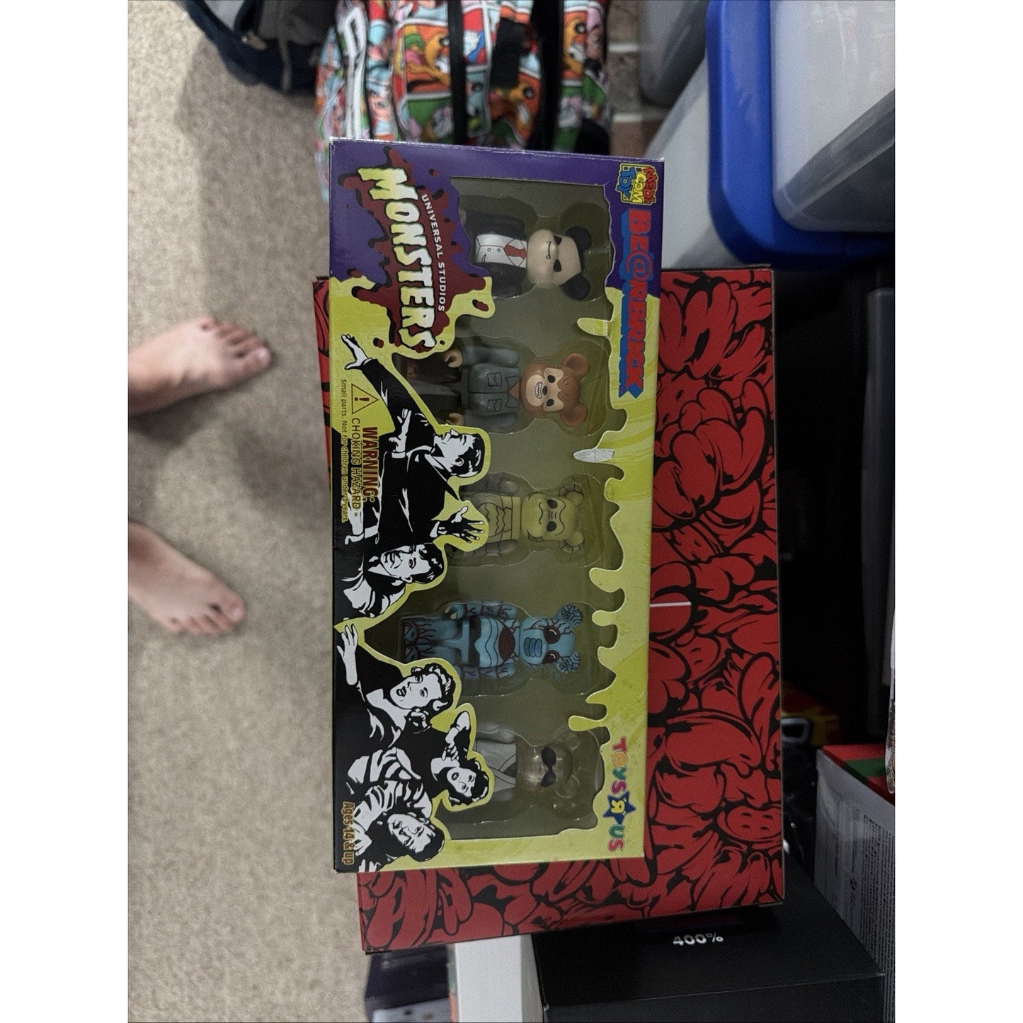 VTG 2003 Medicom BE@RBRICK ToyRUs Limited Universal Monsters Set Japan NEW