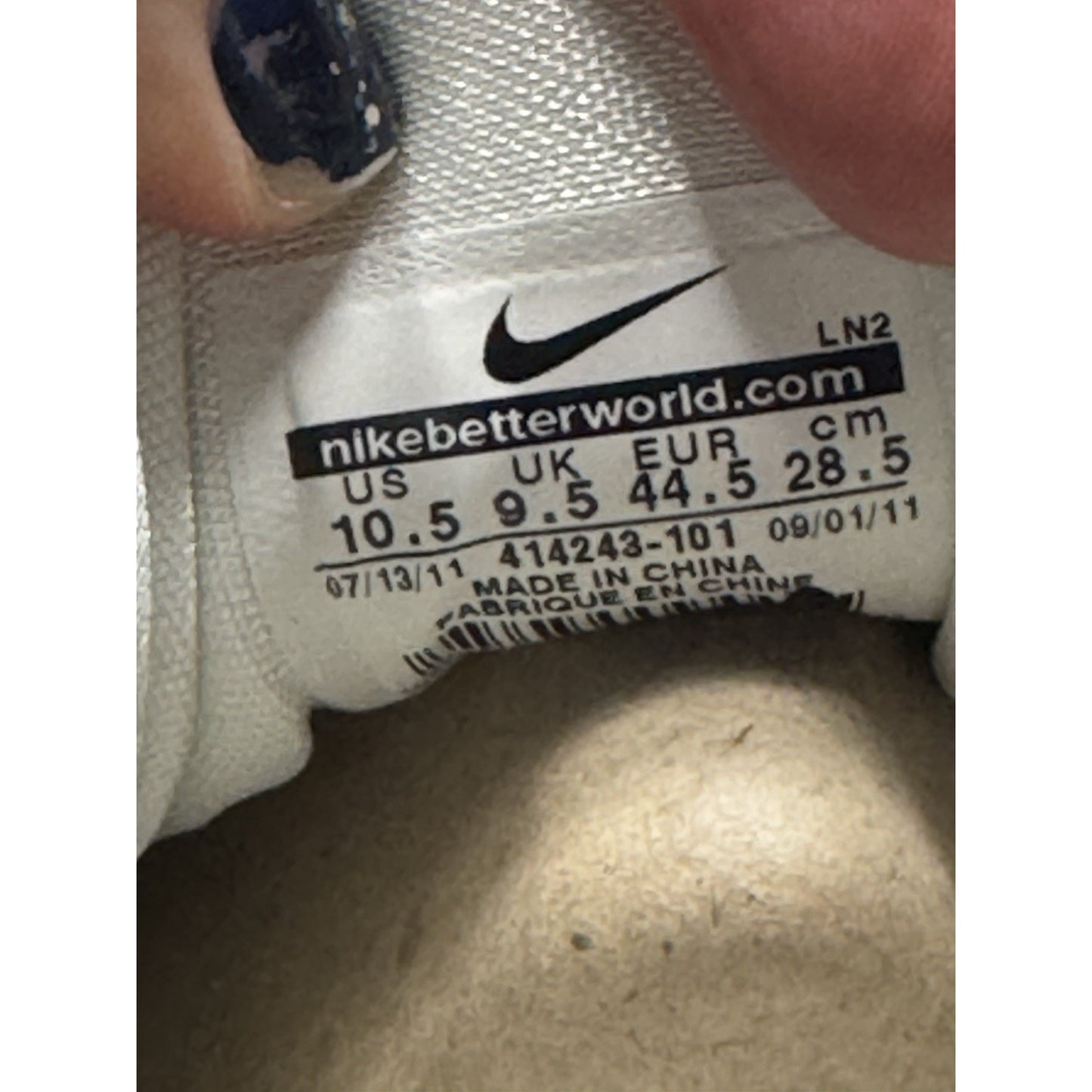 Size 10.5 - Nike Air Max Cb34 White