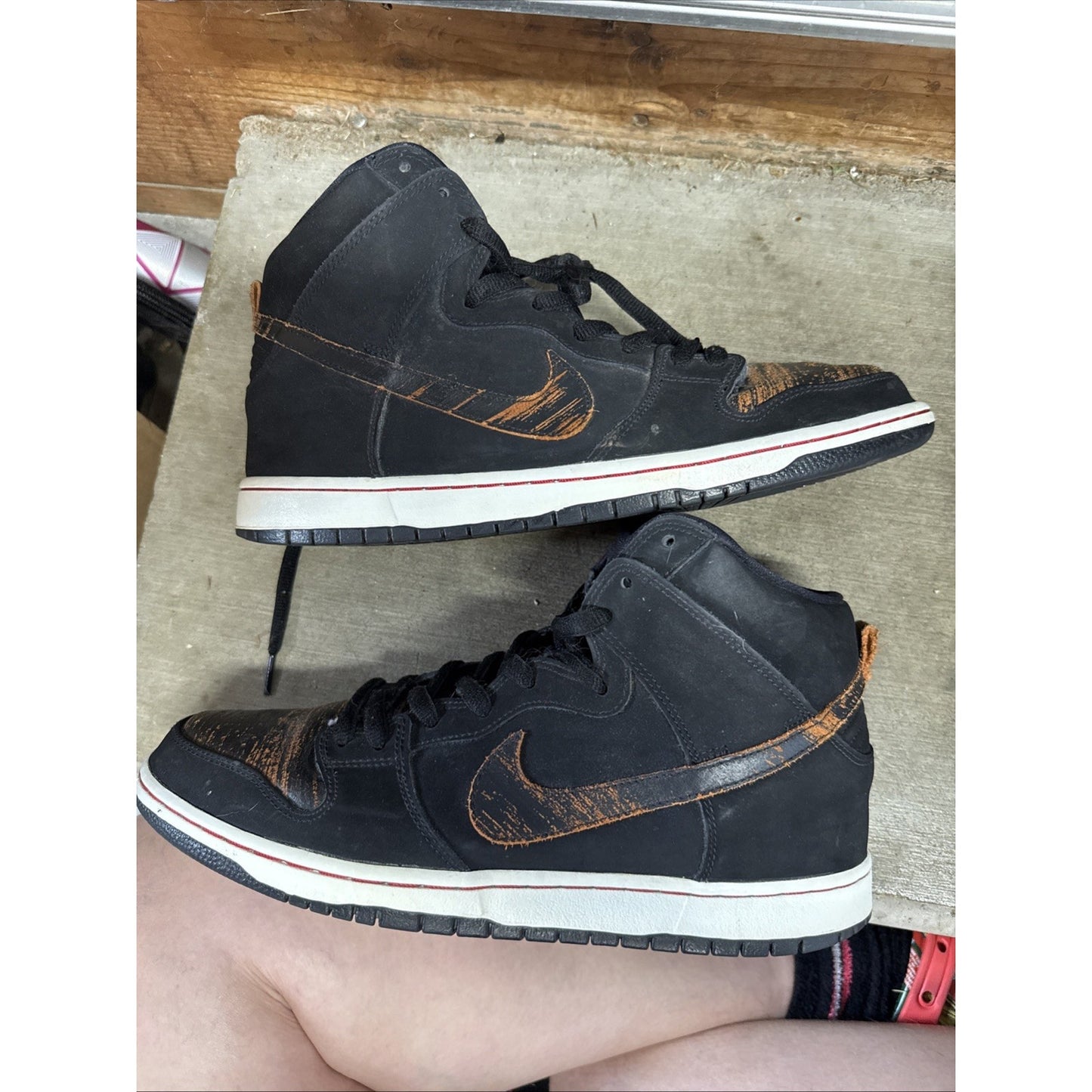 Nike Sb Dunk High Distressed 2015 Size 11.5 Nike Dunk Low High Mid