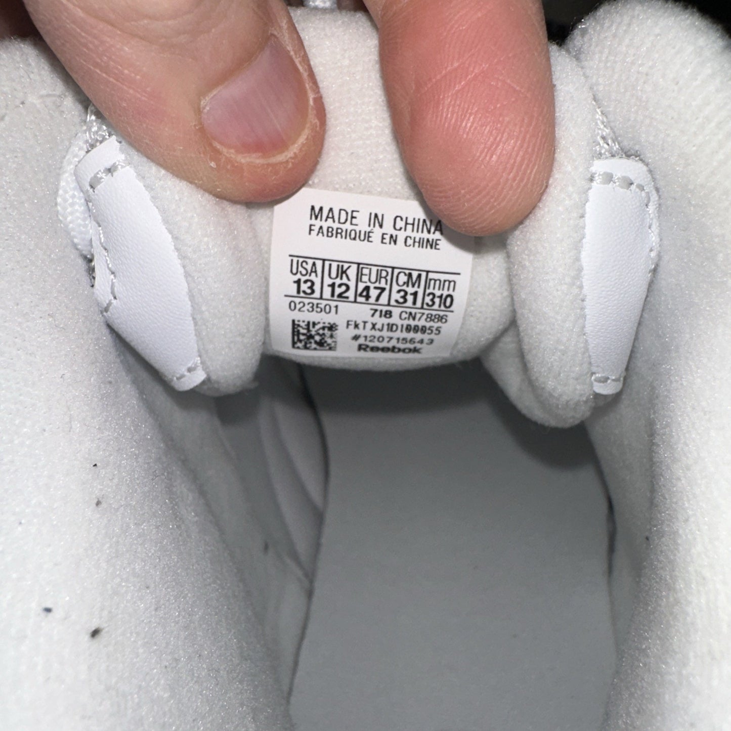 Size 13 - Reebok Mobius OG MU Snowy Grey