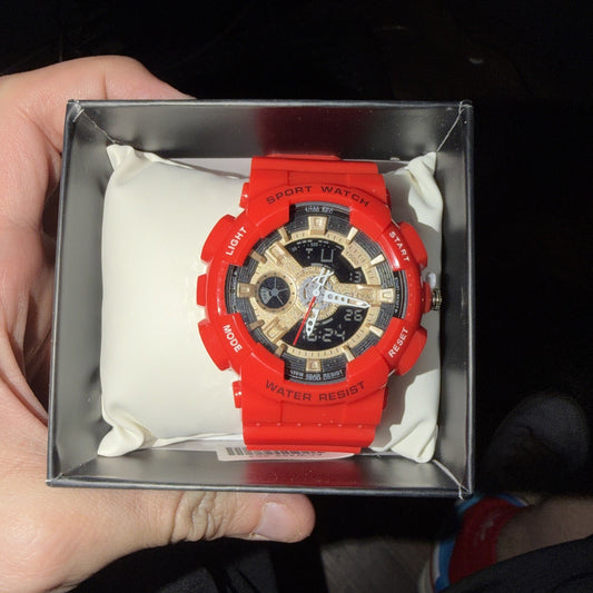 ACW499-004 - Activa Pixel X Invicta Digital Men's Watch - 50mm. Red