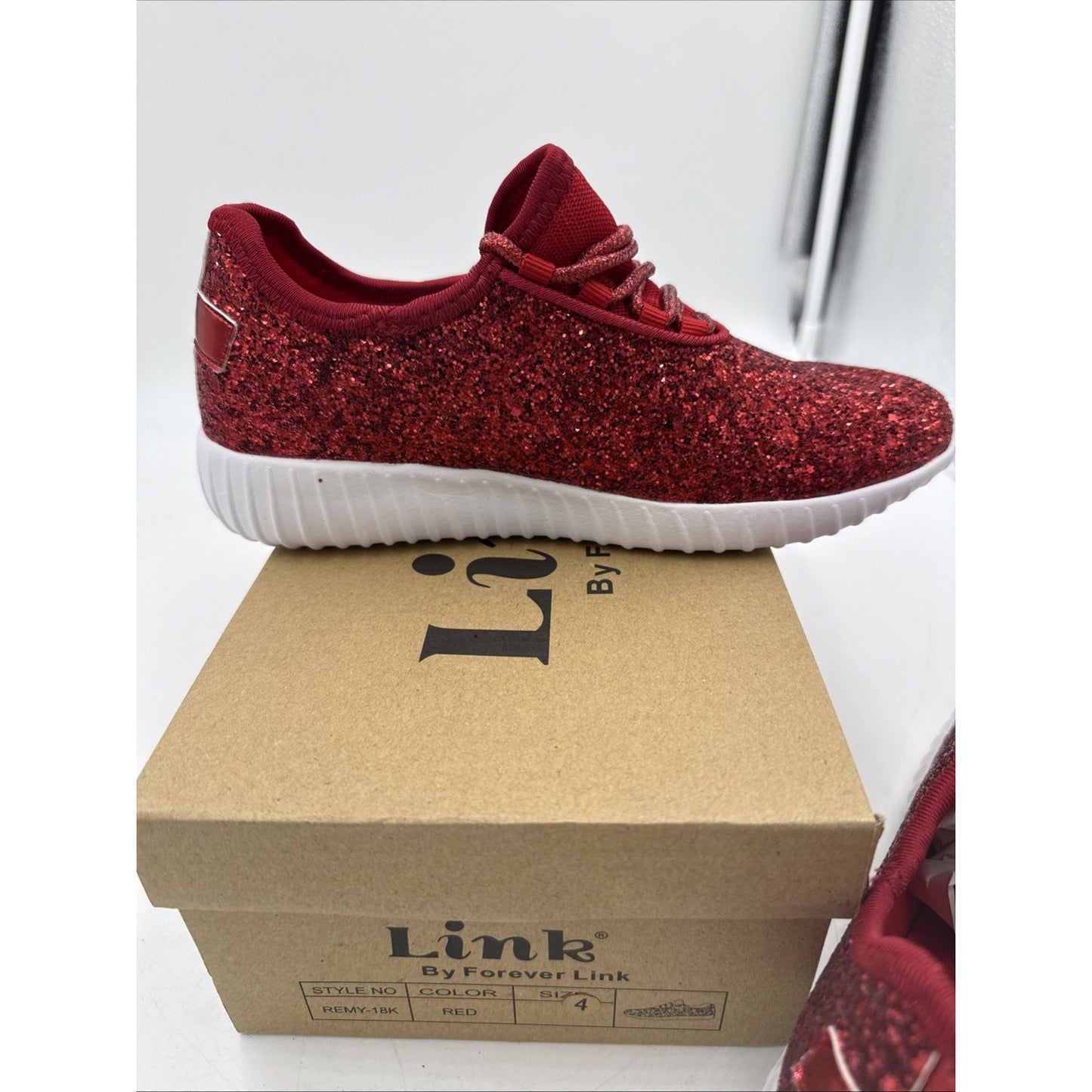 Size 4 Red Remy-18k Link By Forever Link