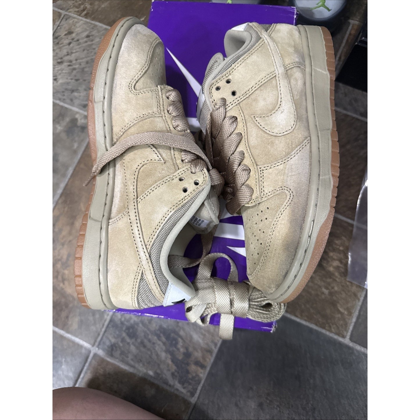 Size 6 - Nike Dunk SB Pro B Low Parachute Beige