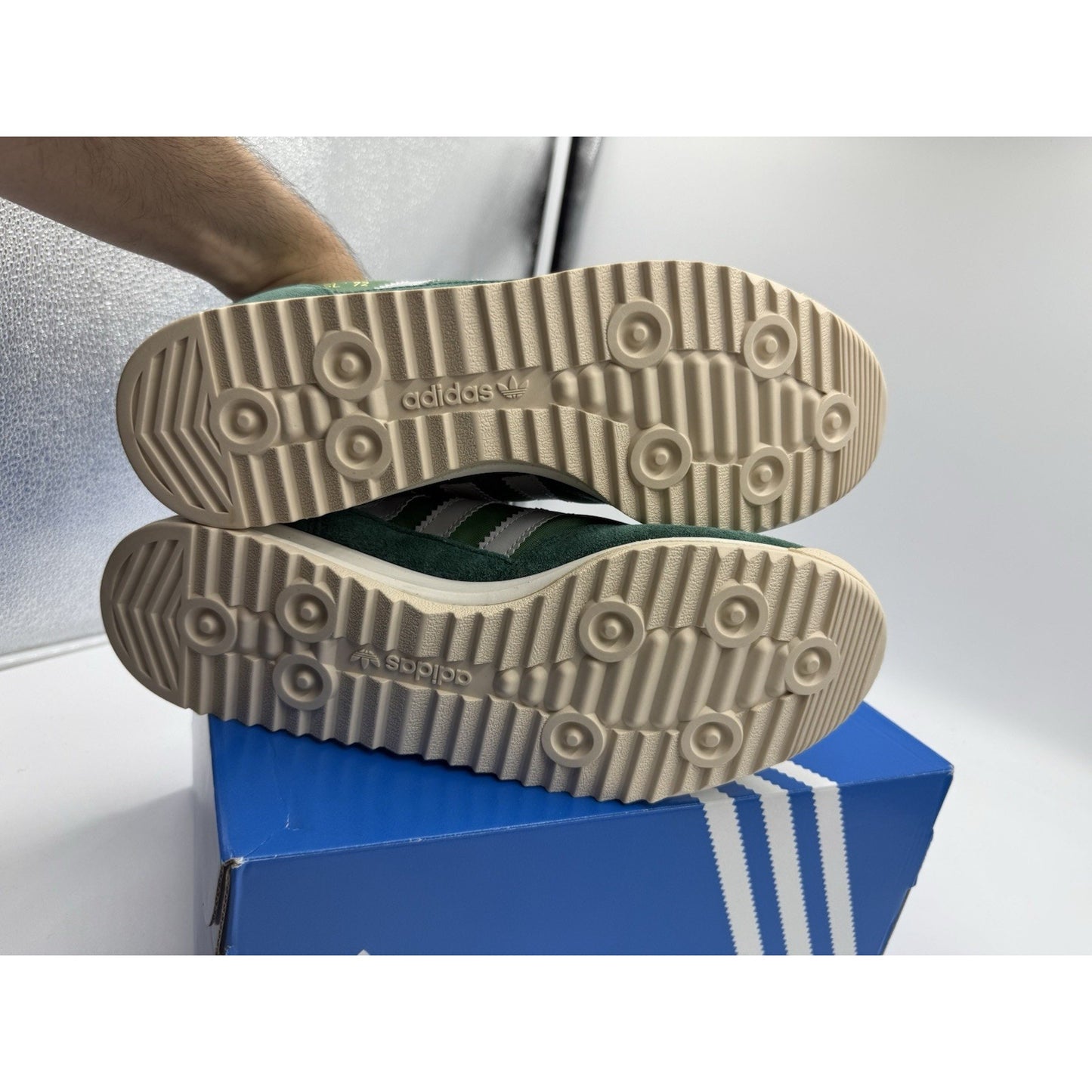 Size 9.5 - adidas SL72 RS Preloved Green
