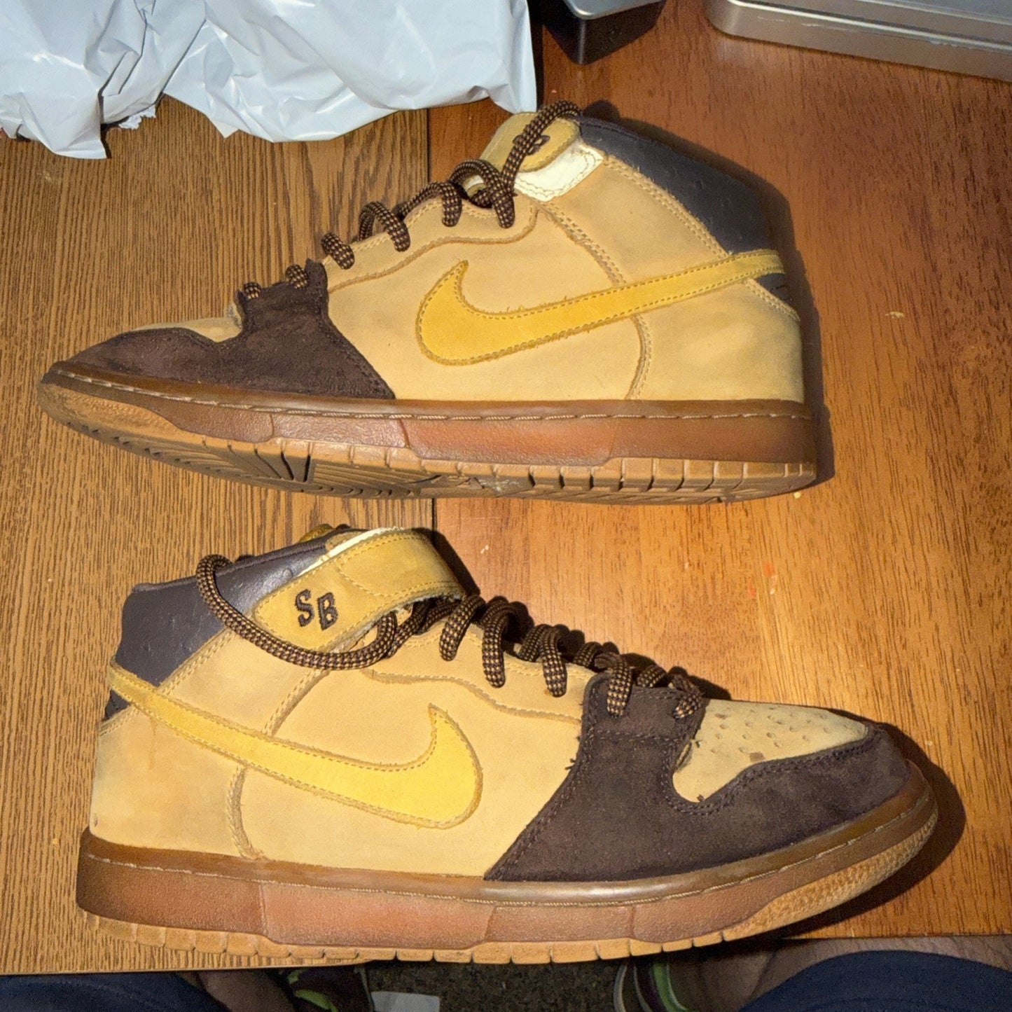 Size 9 - Nike Dunk Pro SB Mid Wheat Bronze ￼