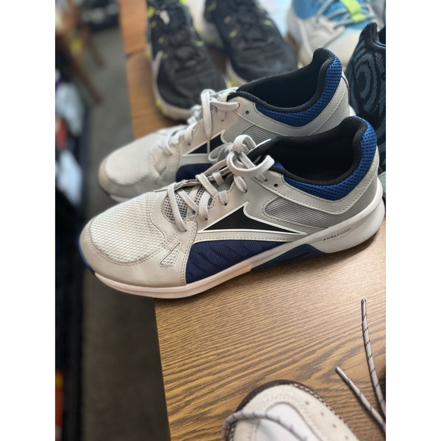 Size 11 - Reebok Advanced Trainer Grey Vector Blue NBS198