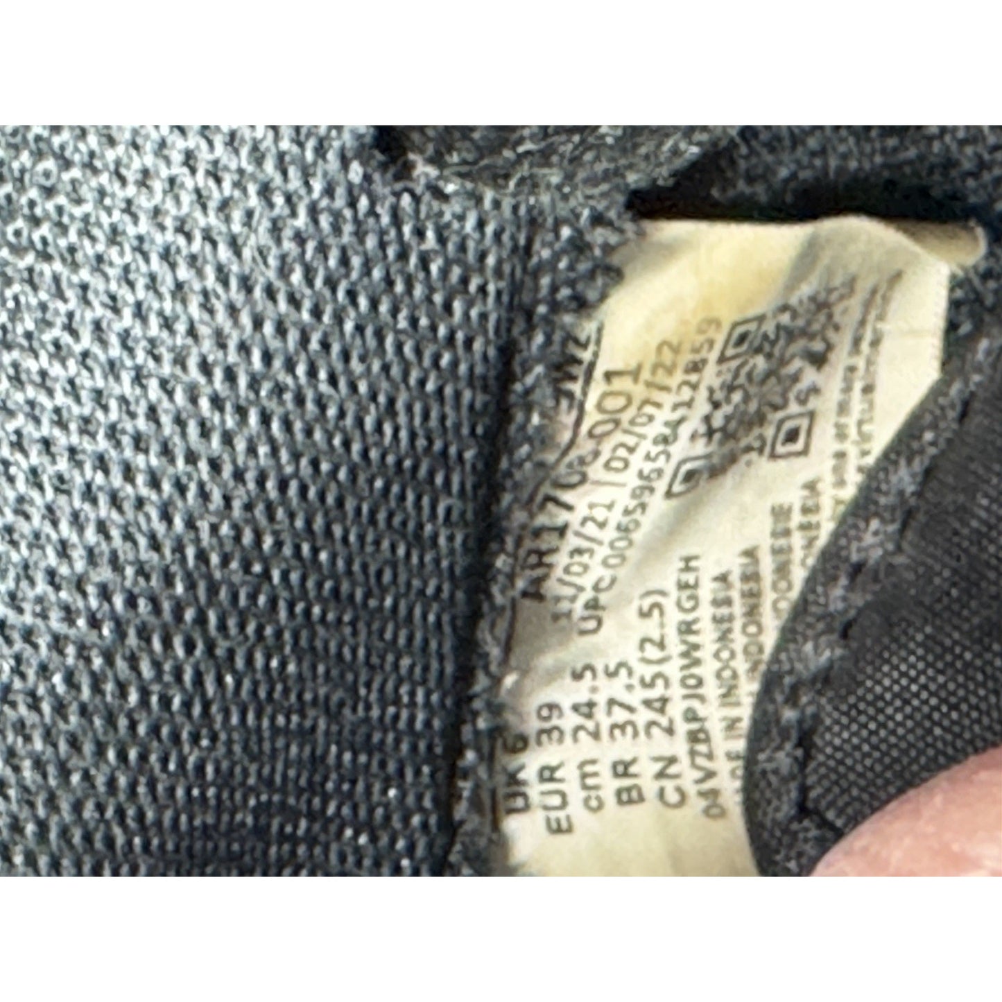 Nike Air Force 1 Lv8 Utility GS Overbranding Black AR1708-001 Teen Youth 6.5