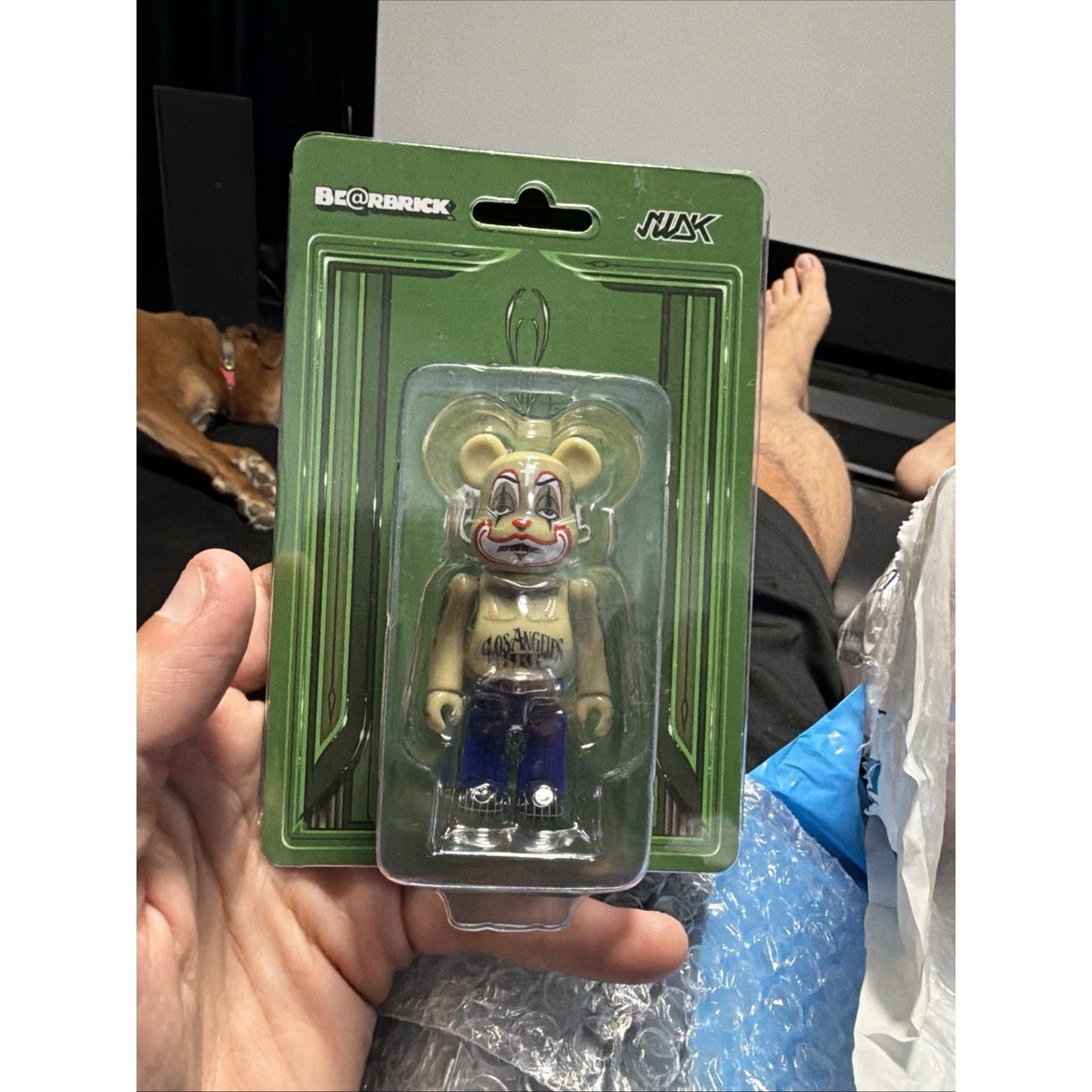 MISTER CARTOON X KONG Bearbrick 100% X Medicom Toy Be@rbrick New Los Angeles Tat