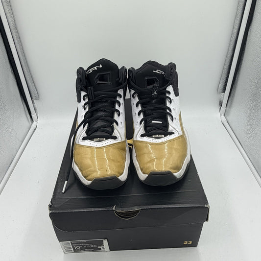 Size 10.5 - Air Jordan B'Loyal White Black Gold
