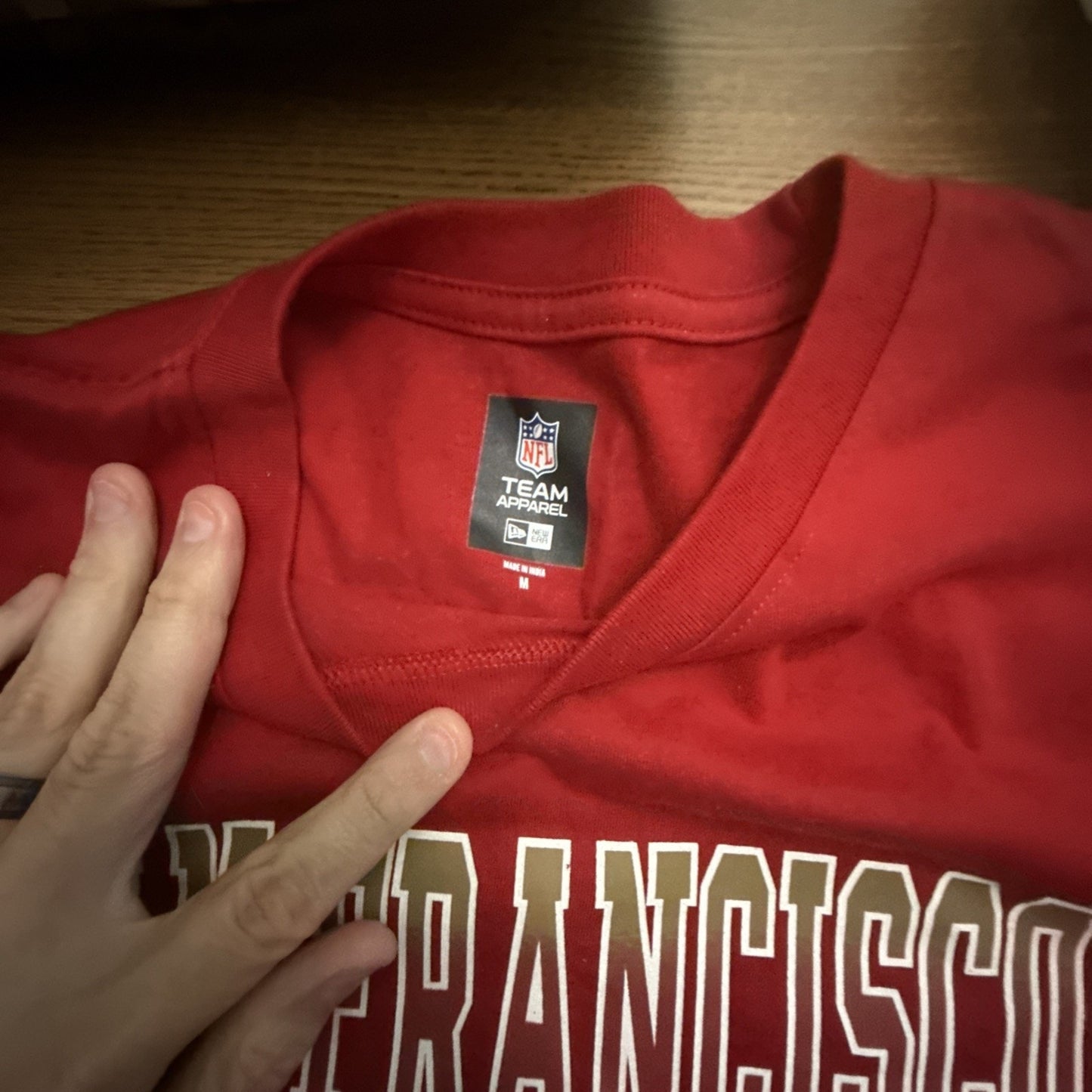 Size Medium 49ers New Era Shirt