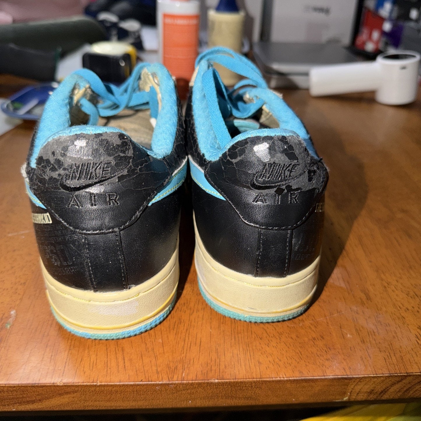 Size 9.5 - Nike Air Force 1 Premium 07 Thompson Original Six Rare