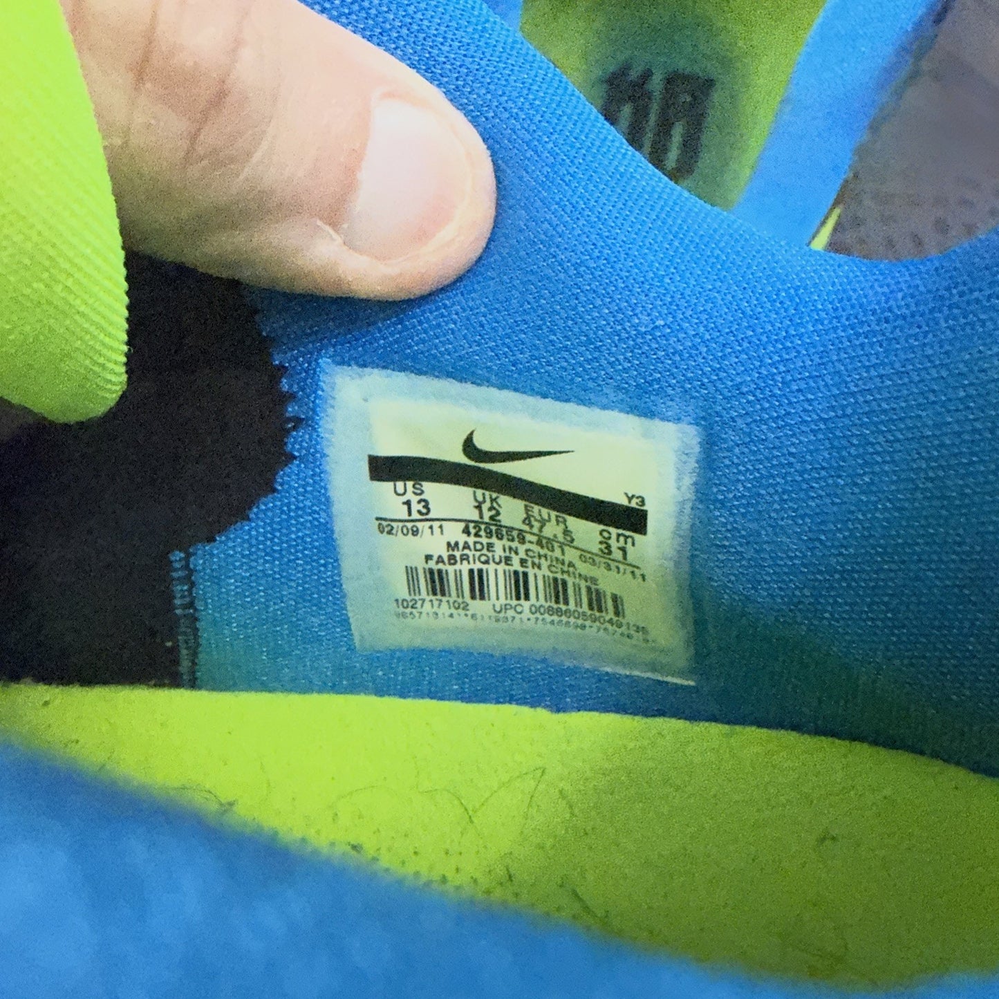 Size 13 - Nike Zoom Kobe 6 Blue Camo Impossible To Find