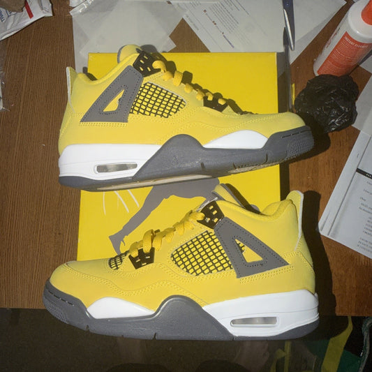 Air Jordan 4 Retro Lightning 408452-700 GS Size 5Y With Box 📦