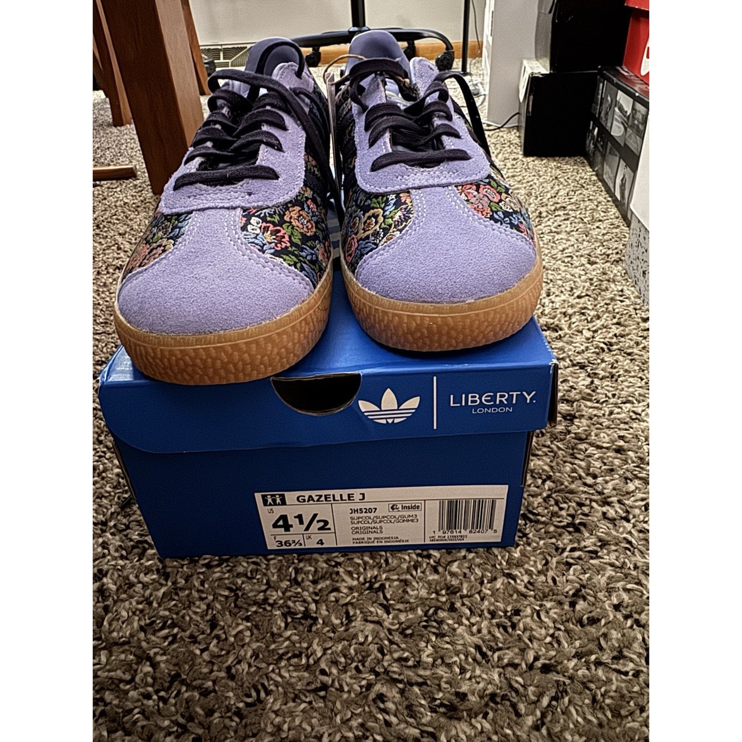 Size 4.5y Liberty London x Gazelle J Floral Embroidery