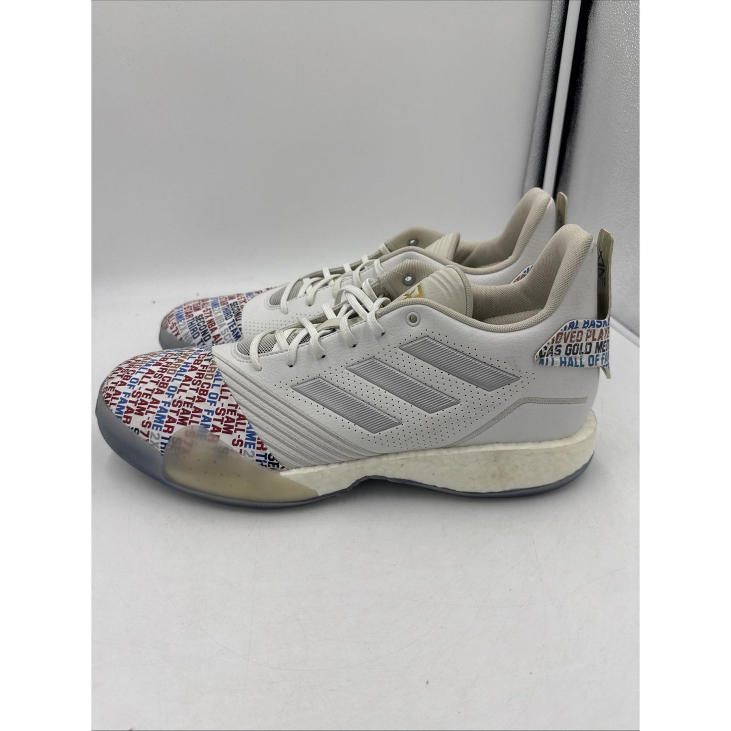 Size 15 - Adidas T-Mac Millennium Silver Metallic