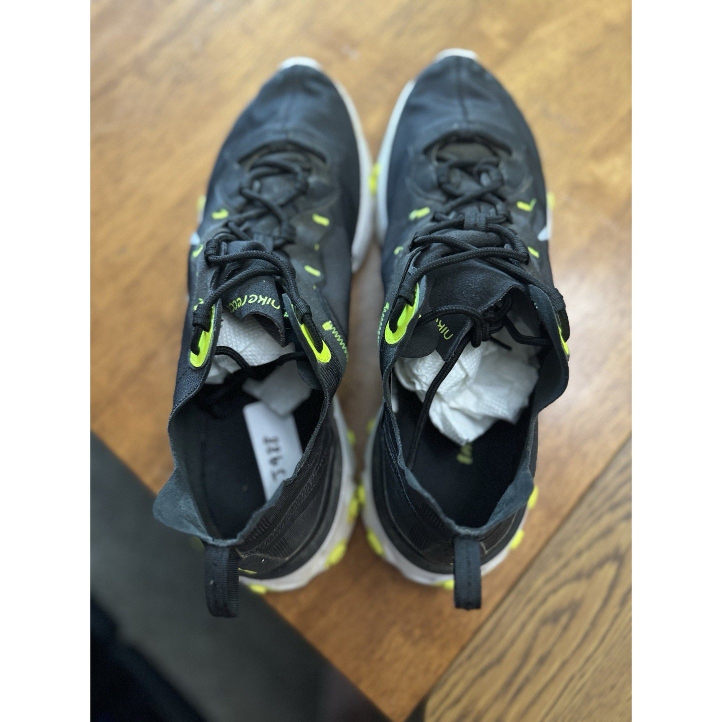 Size 12 - Nike React Element 55 Black Volt NBS197