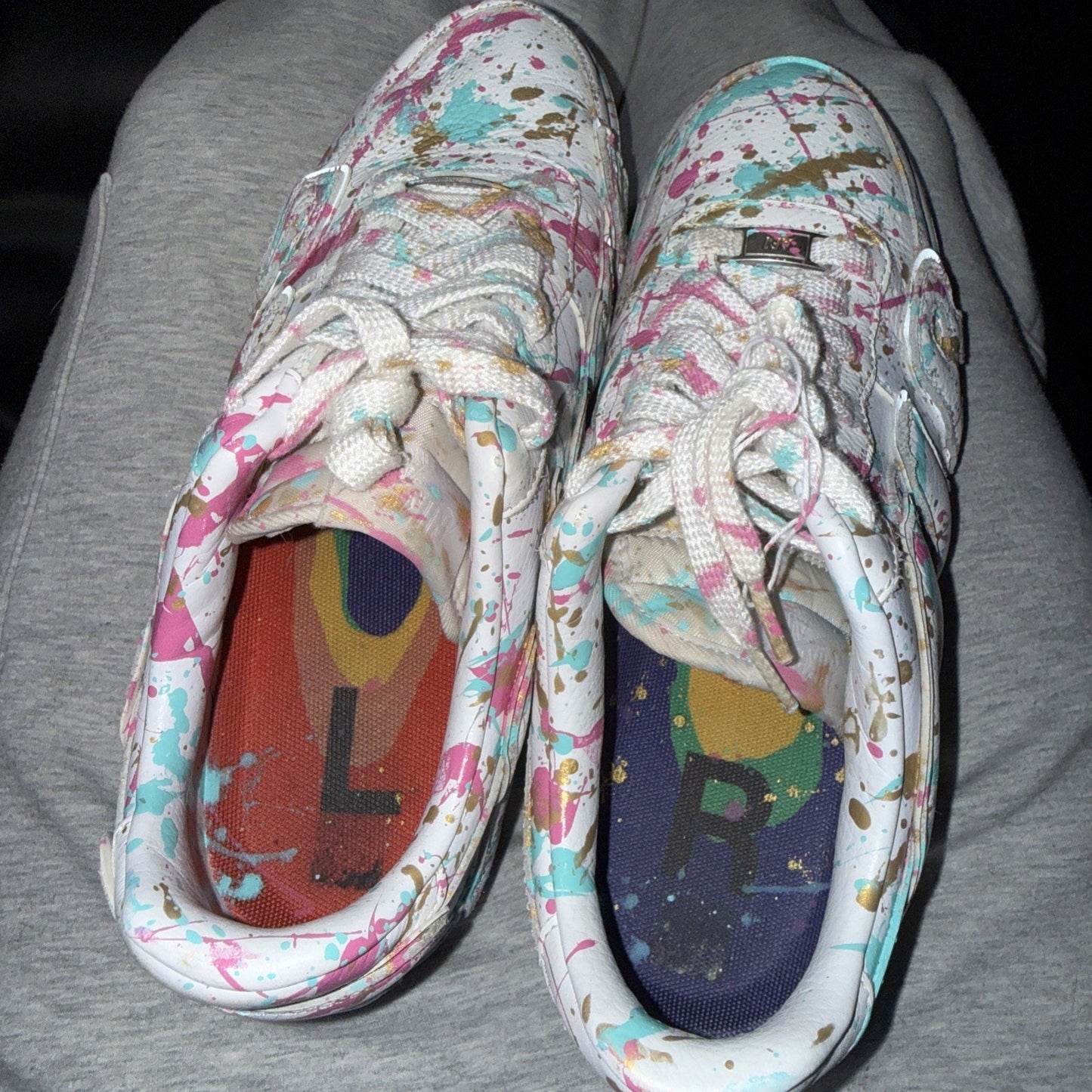 Sz 9.5 - Cactus Plant Flea Market x Nike Air Force 1 Prem 2024 Low White Custom