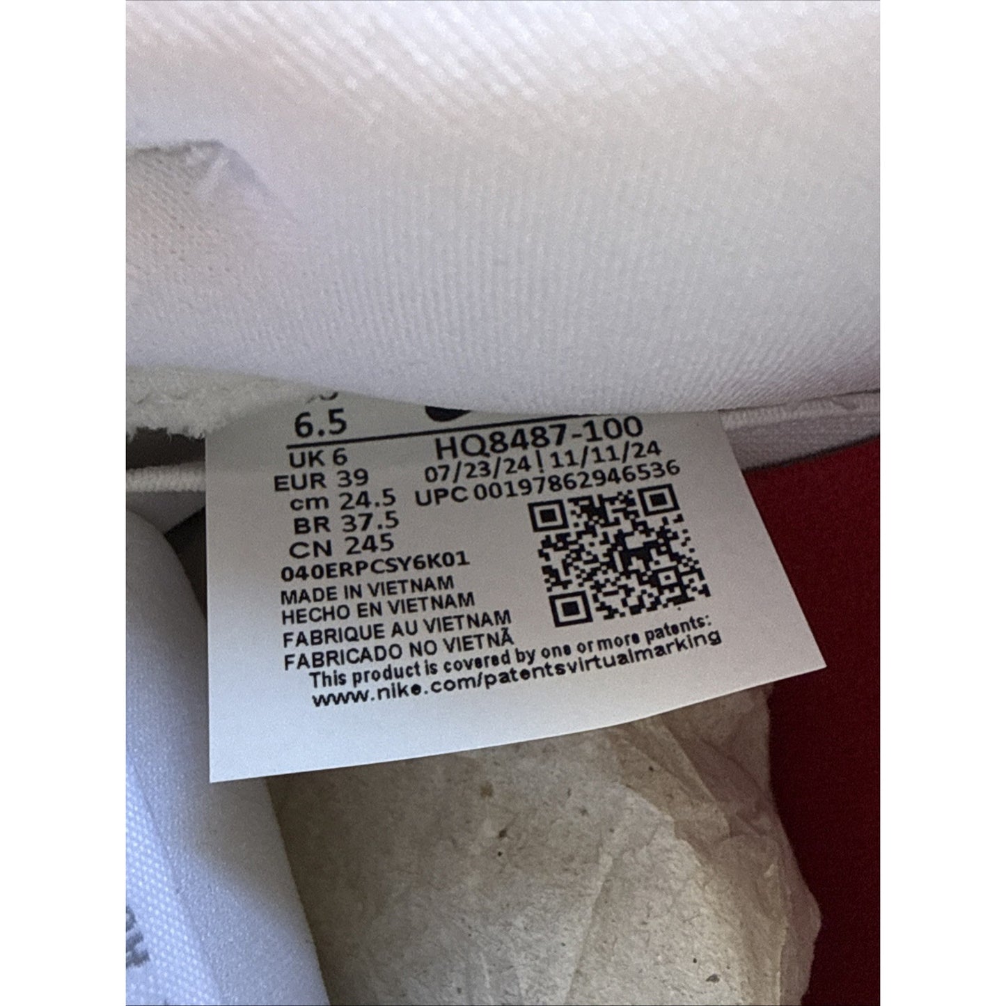 nike supreme sb dunk Size 6.5