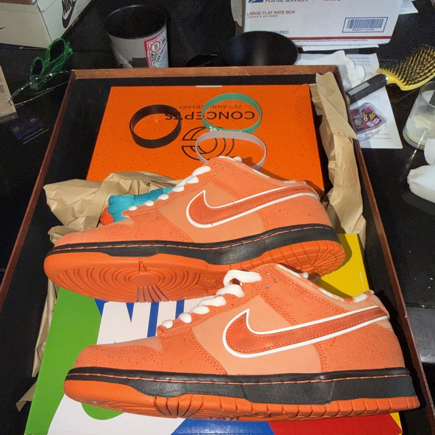 Size 8 - Concepts x Nike Dunk SB Special Box Low Orange Lobster