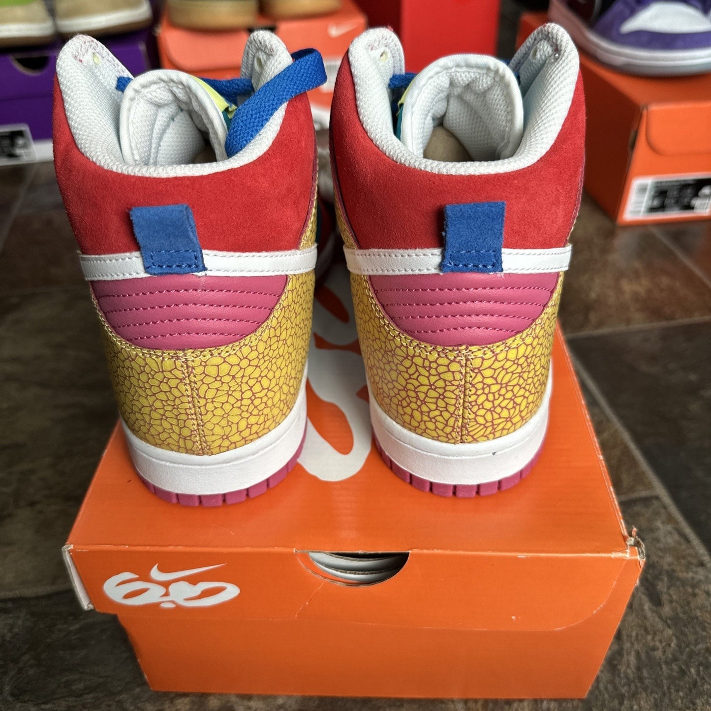 Size 8 - Nike Dunk 6.0 High Hot Red W