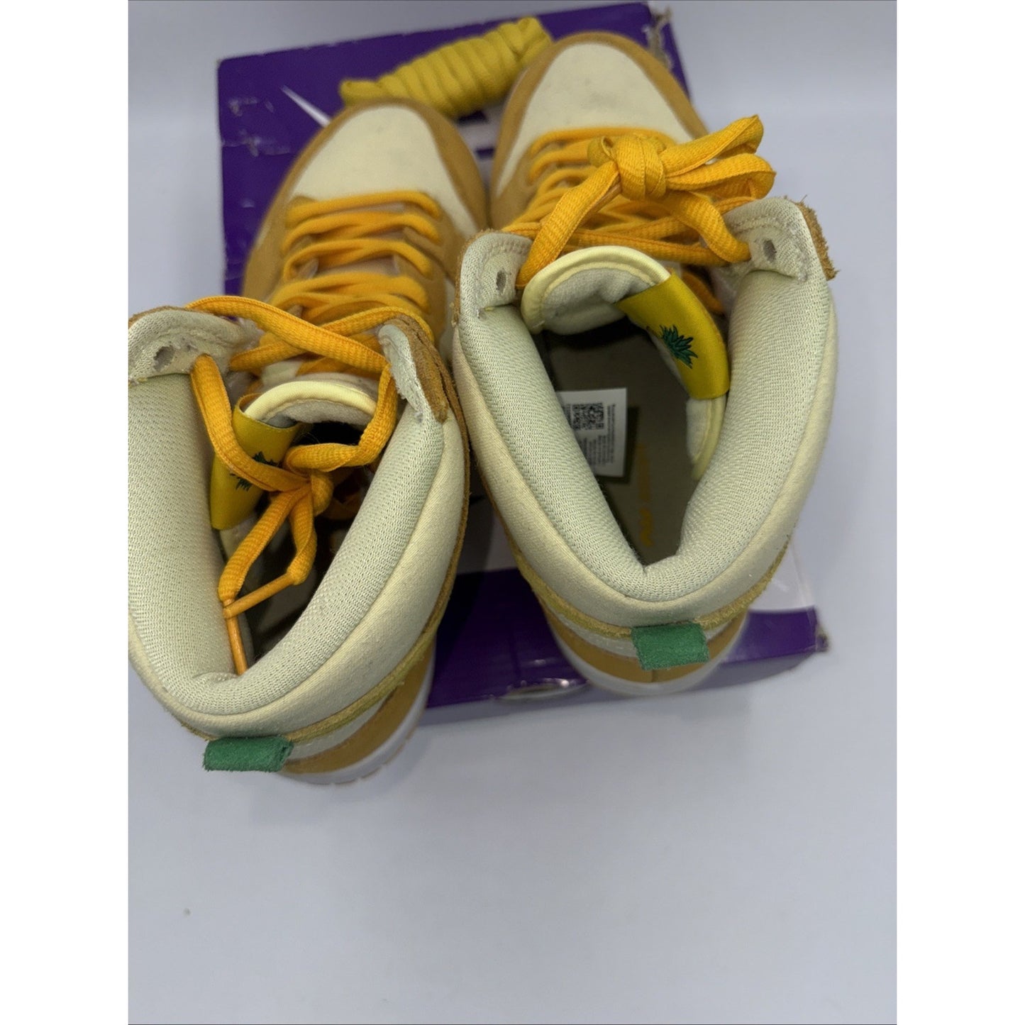 Size 9.5 - Nike Dunk SB High Fruity Pack - Pineapple
