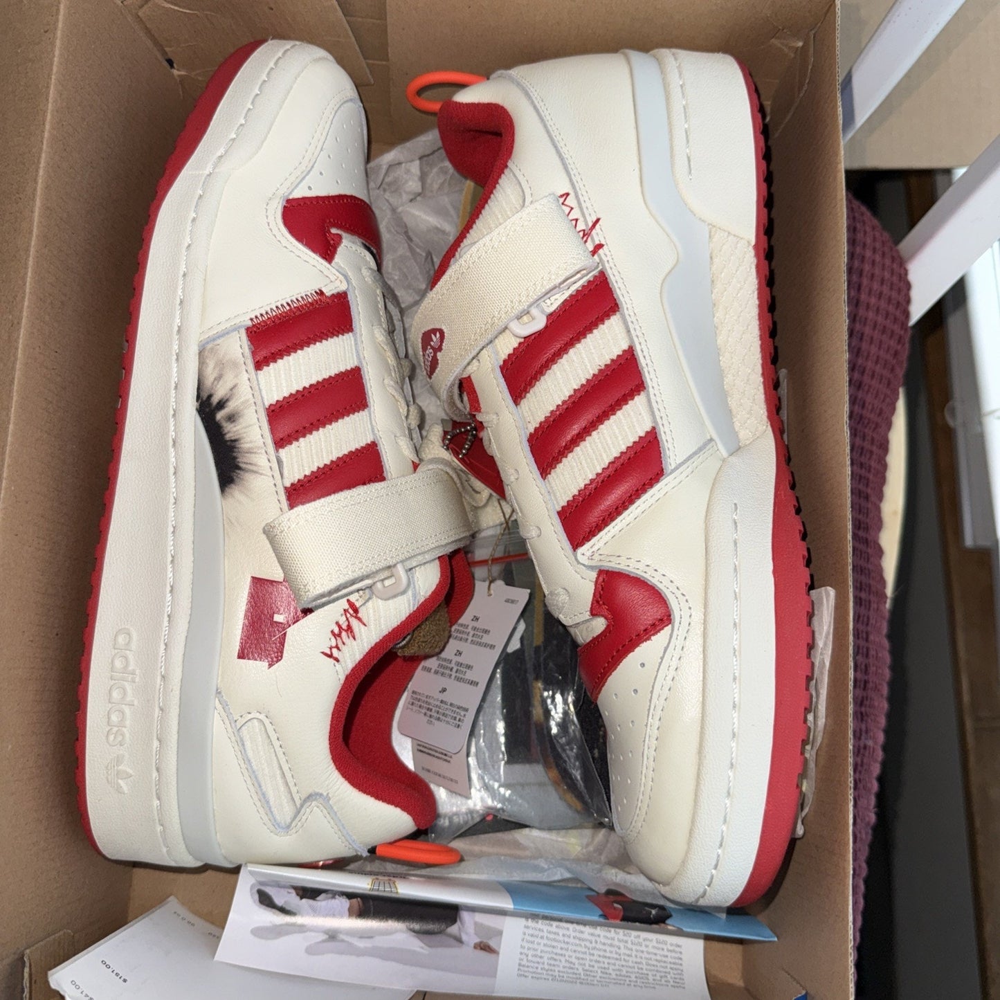 Size 12 - Home Alone x adidas Forum Low Red