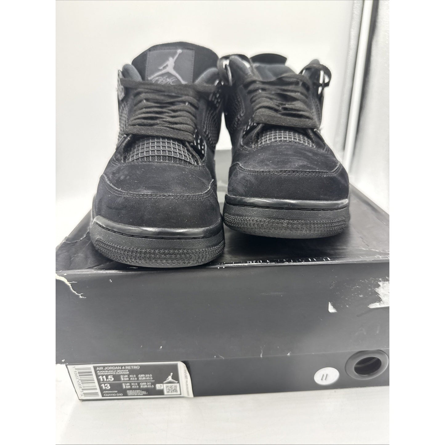 Size 11.5 - Jordan 4 Retro Mid Black Cat